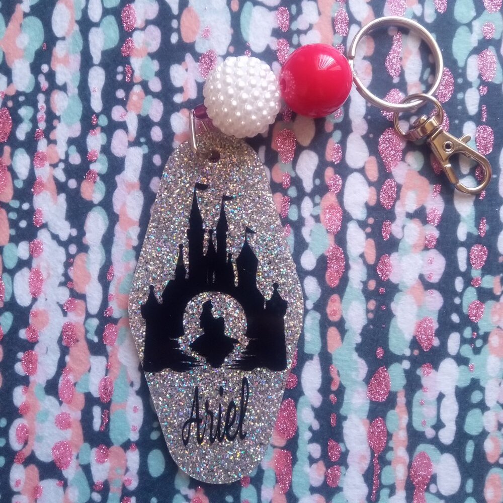 Litte mermaid keychain